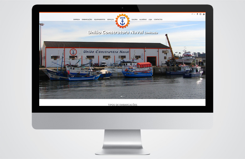 Website União Naval