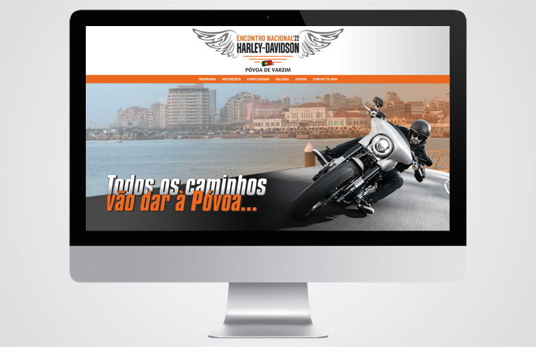 Website Encontro Nacional Harley -Davidson