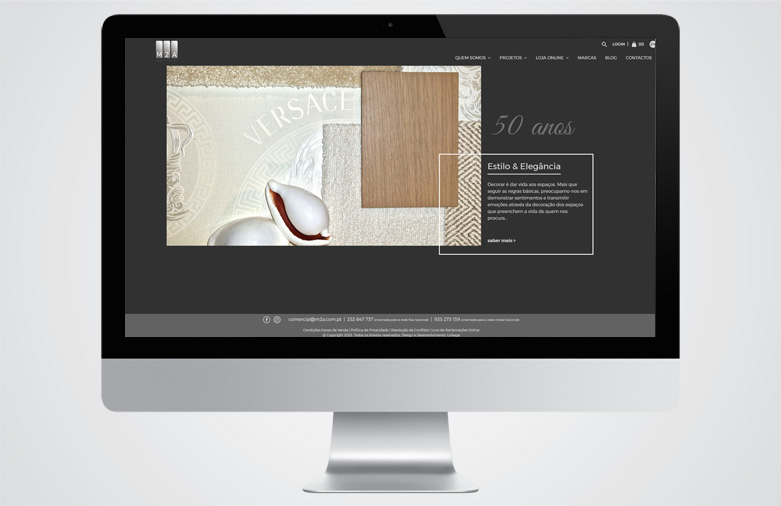 Site com Loja Online M2A