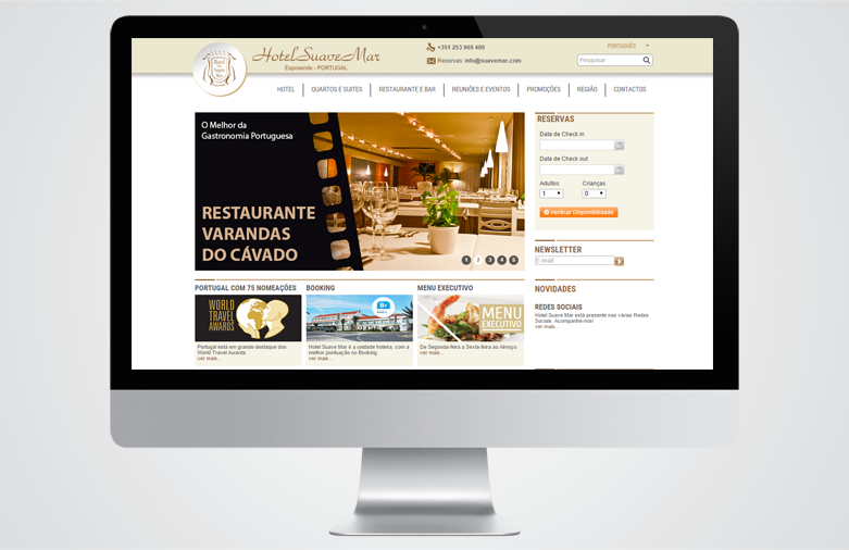 Website Hotel Suave Mar